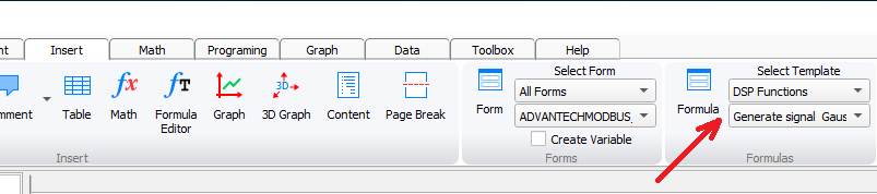 templates menu